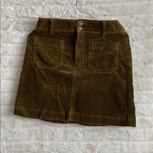 Madewell Corduroy Skirt Size 0
